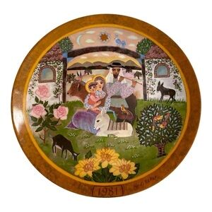 1981 Ruckkehr Nach Galilaa
"Return To Galilee" Plate by Hedi Keller 9.5"
